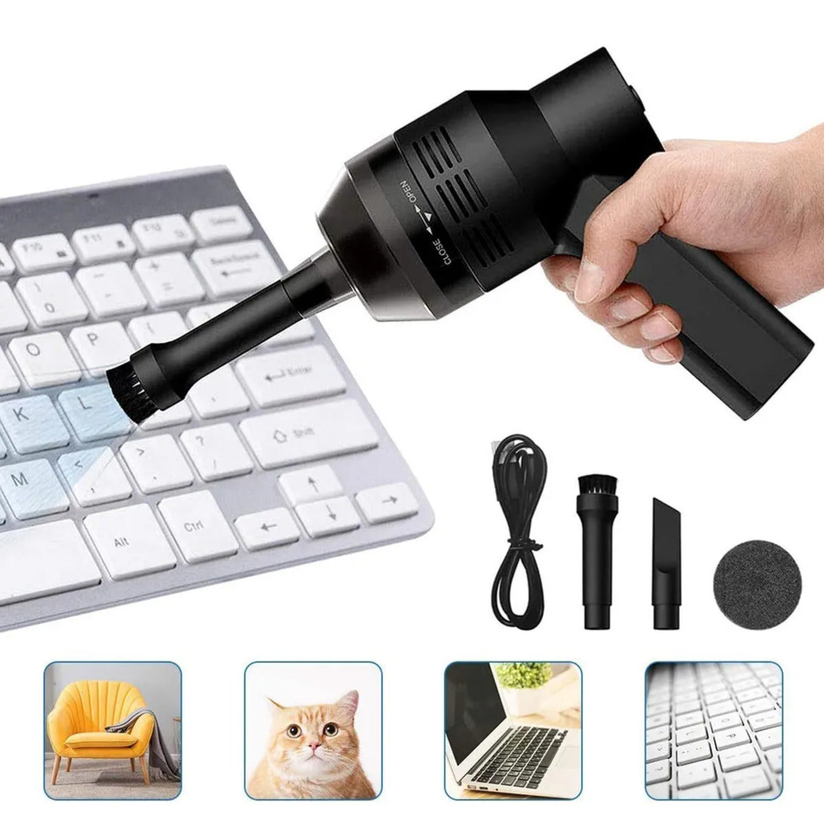 Rechargeable Cordless Air Duster – Portable & Electric