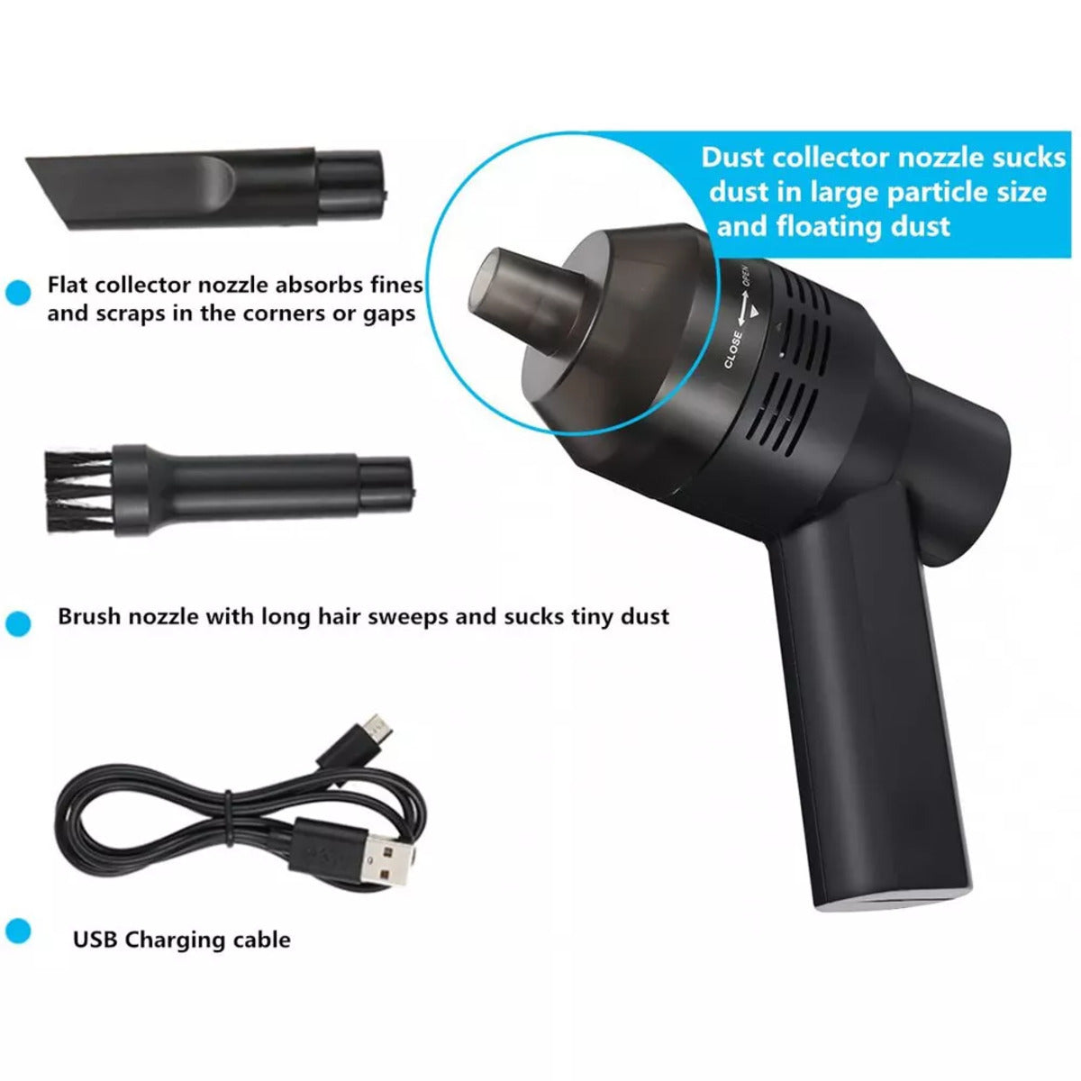 Rechargeable Cordless Air Duster – Portable & Electric
