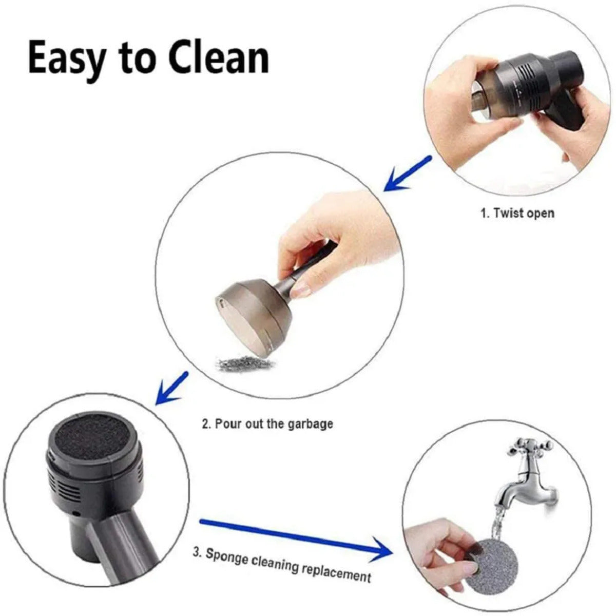 Rechargeable Cordless Air Duster – Portable & Electric